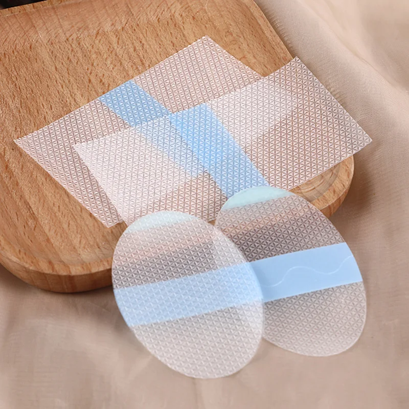 10pcs/bag Transparent Foot Heel Stickers Silicone Gel Waterproof Ear Stickers for Bath Swimming Ankle Band-Aid Foot Protection