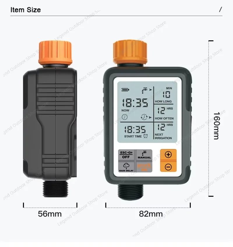 Digital Garden Water Timer Outdoor Automatic Irrigation Controller New Design Electronic Sprinkler Watering System