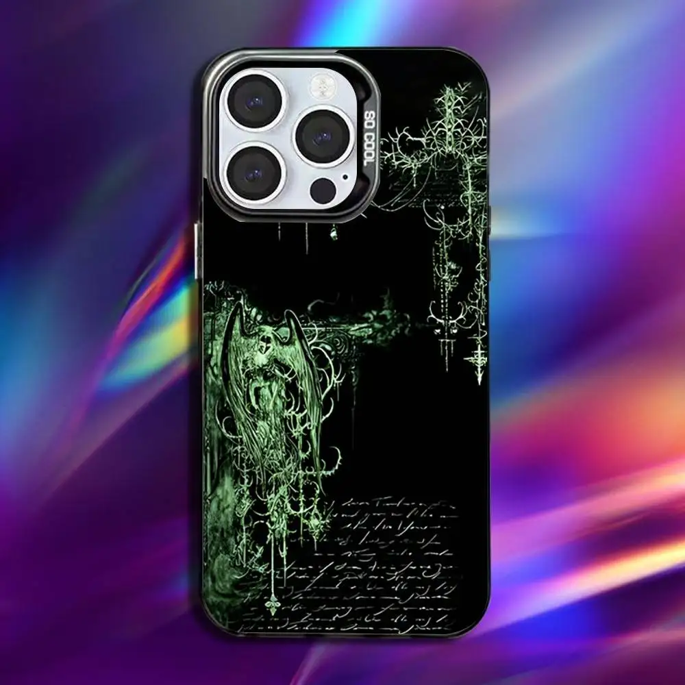 Gothic Coquette Sigilism Cross Phone Case For iPhone 17,16,15,14,13,12,Pro,Max,Plus,Mini,XS,SE Anti Fall Black Matte Hard Bumper - Image 6