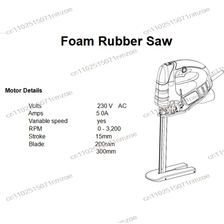 Easy to Move Polyurethane EVA Foam Board Cutter Sponge Cutting Tool for Industrial Use