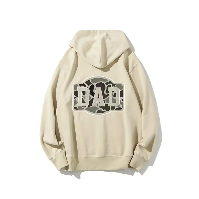 هوديي Camo DAD، تصميم جريء مستوحى من العسكرية للآباء الفخور، هدية مثالية لآباء الصيد، سويت شيرت رجالي رائع وعصري #3