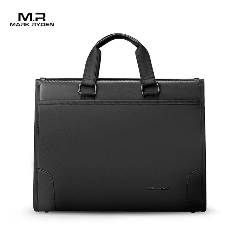 Mark Ryden-Bolsa impermeável para laptop masculina, pasta de 14 ", casual, transversal masculina, bolsas de ombro Oxford