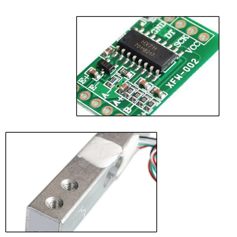 

10KG Weighing Sensor Module HX711 Pressure Electrical Bridge High Accuracy Low Cost Sampling Front End Ideal Weight Measurement