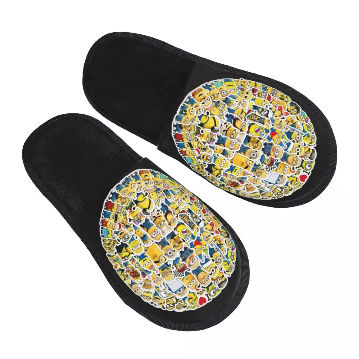 

Удобные потертые тапочки из пены с эффектом памяти в стиле аниме M-Minions, женская домашняя обувь для отеля
