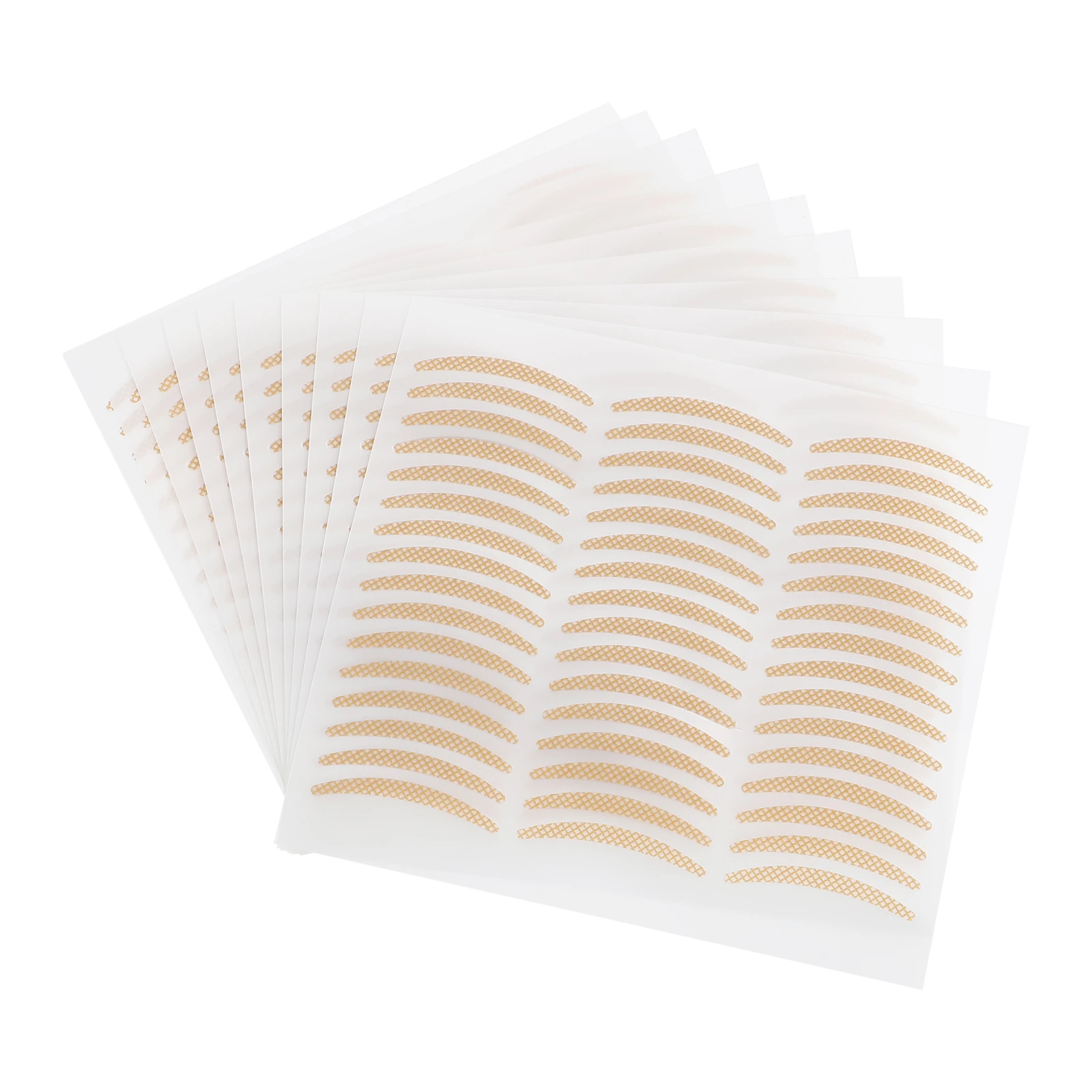 3 Set Nastro invisibile per doppia palpebra Strisce per sollevamento palpebre traspiranti impermeabili per le donne Kit di forniture per il trucco degli occhi Strumenti cosmetici