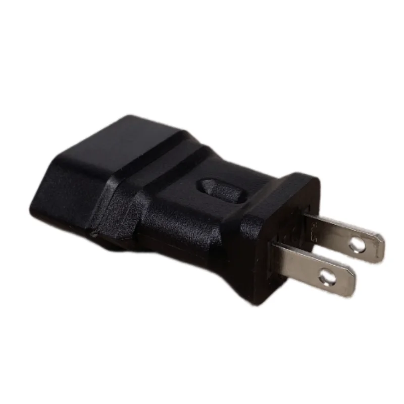 US 2-Flat pins Type A Travel Adpter,AC Power Plug Adapter European CEE7/16 Receptacle to NEMA 1-15P 250V 10A