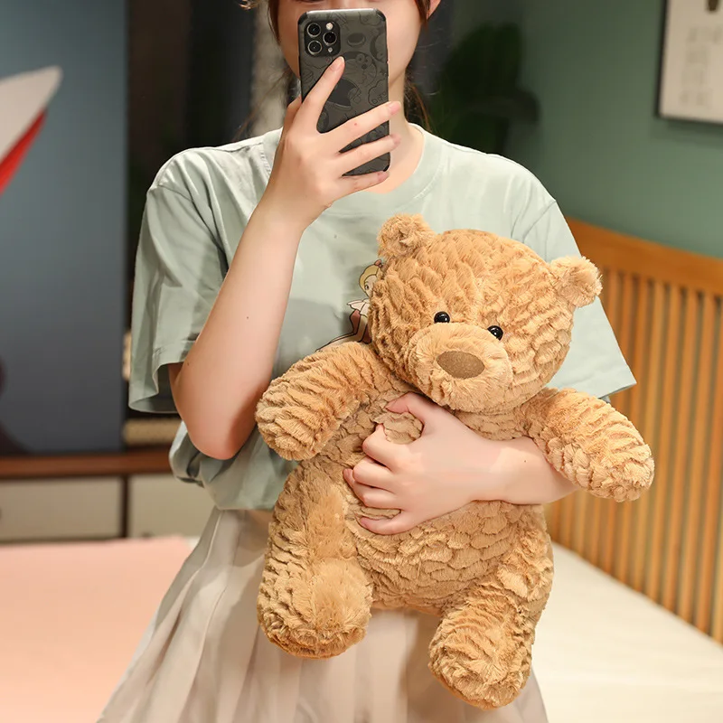 

New 20-30cm Lovely Stuffed Teddy Bear Plush Pillow Toys Kawaii Fat Animal Bears Comforting Dolls for Children Valentine's Gifts