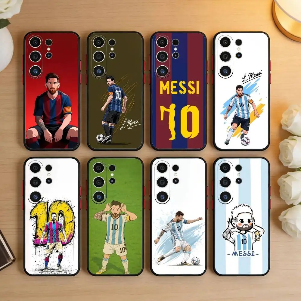 

Leo Messi LIONEL Phone Case For Samsung S26,S25,S24,S23,S22,S21,S20,S30,Ultra,Plus,Fe,Note,5G Black Cover