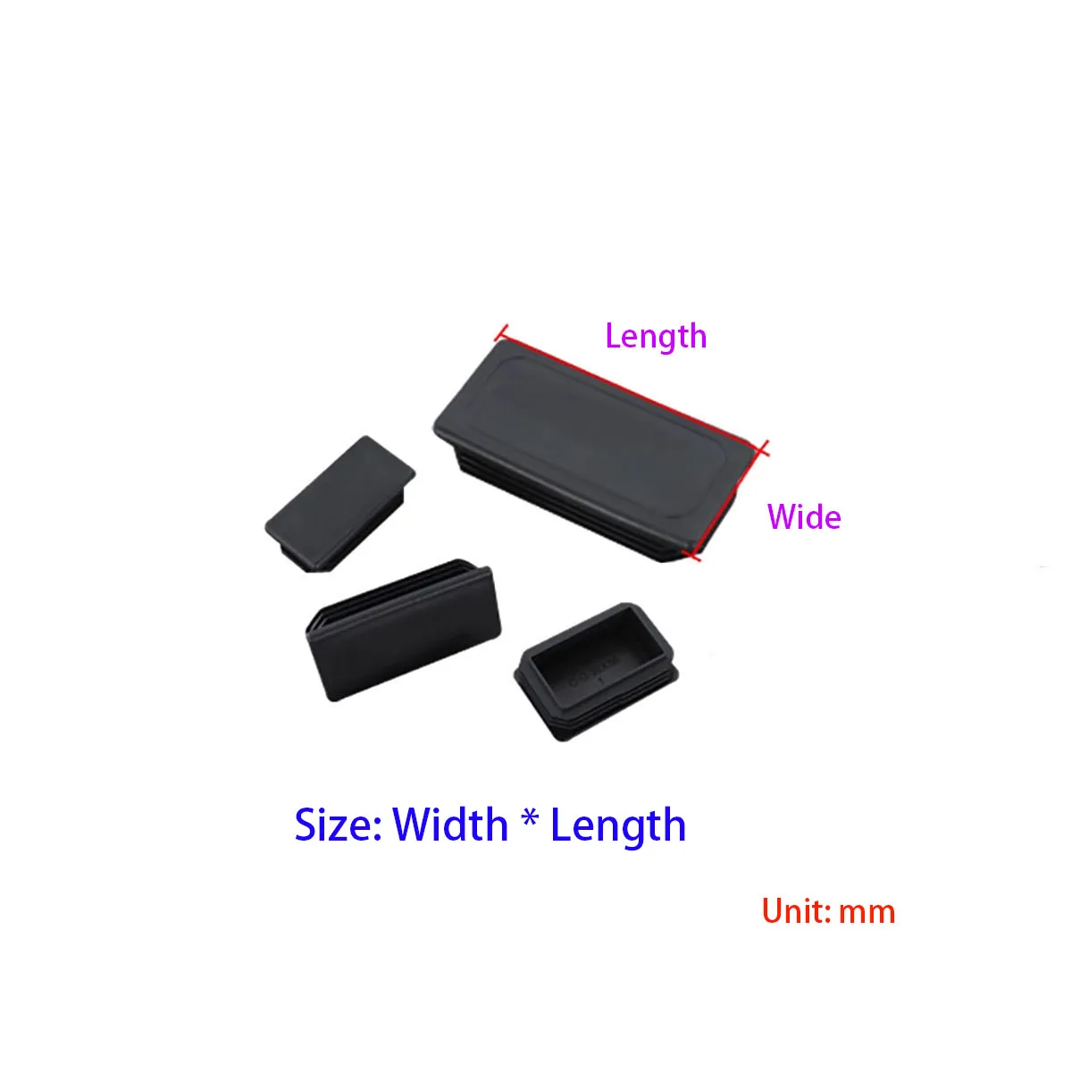 Рисунок 4 - Черная квадратная пластиковая окантовка