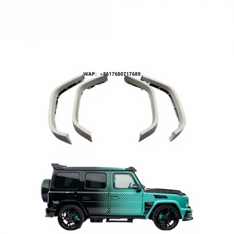 Carbon Fiber Car Wheel Arch Eyebrow Protector Mudguard  Compatible for G Class G63 G350 G500