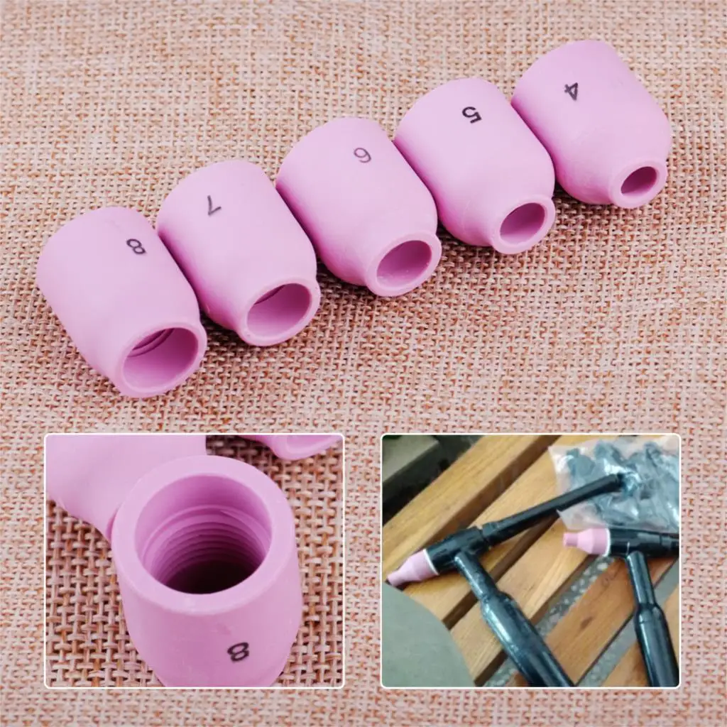 

LETAOSK Ceramics Nozzle Gas Lens Cups Kit Fit For WP-9 WP-20 WP-25 Series TIG Welding Torch