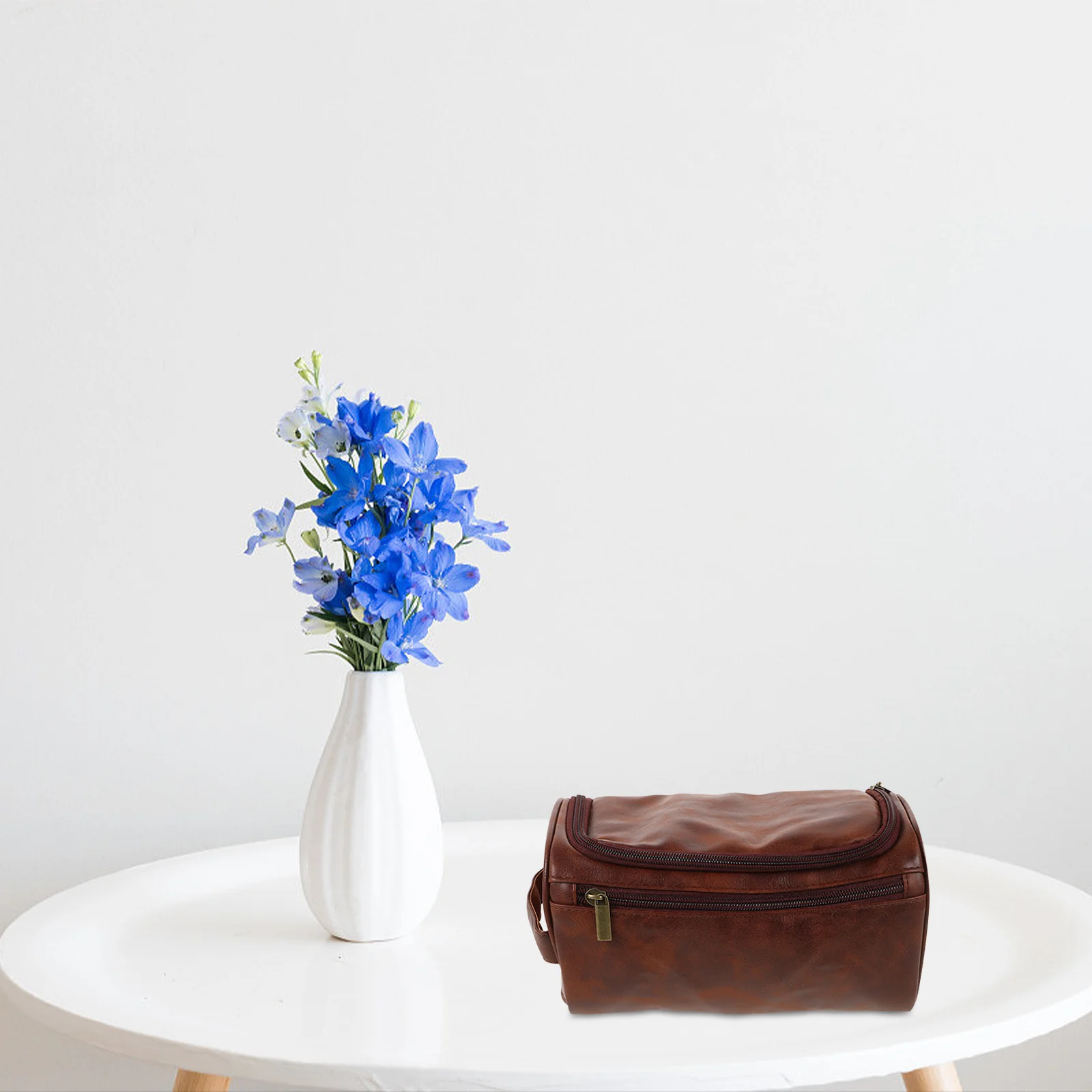 

Portable PU Toiletry Bag Waterproof Makeup Organizer Large Capacity Pouch Travel Storage Portable