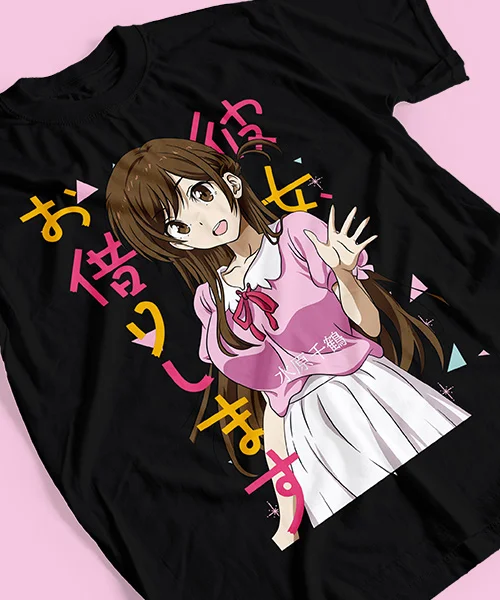 

Camiseta unisex Kanojo Okarishimasu Chizuru Ichinose Cotton anime T-shirt