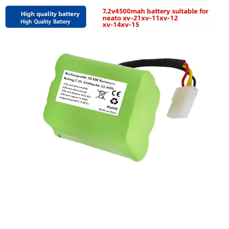 7.2V 4500mah XV Neato Battery for Li-ion Battery XV-21 XV-11 XV-14 XV-15 XV-12 XV-25 Signature XV Pro with Imported Cells