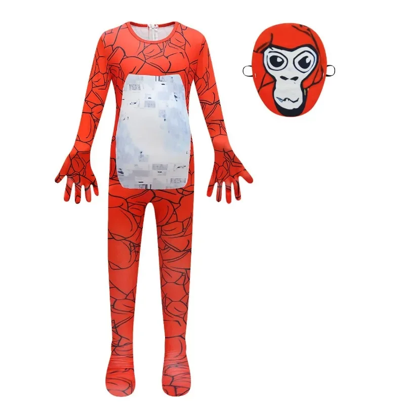 Halloween cosplay costume da gioco gorilla per bambini carnival kids party animal Tag body ragazzi ragazze performance collant Onesies