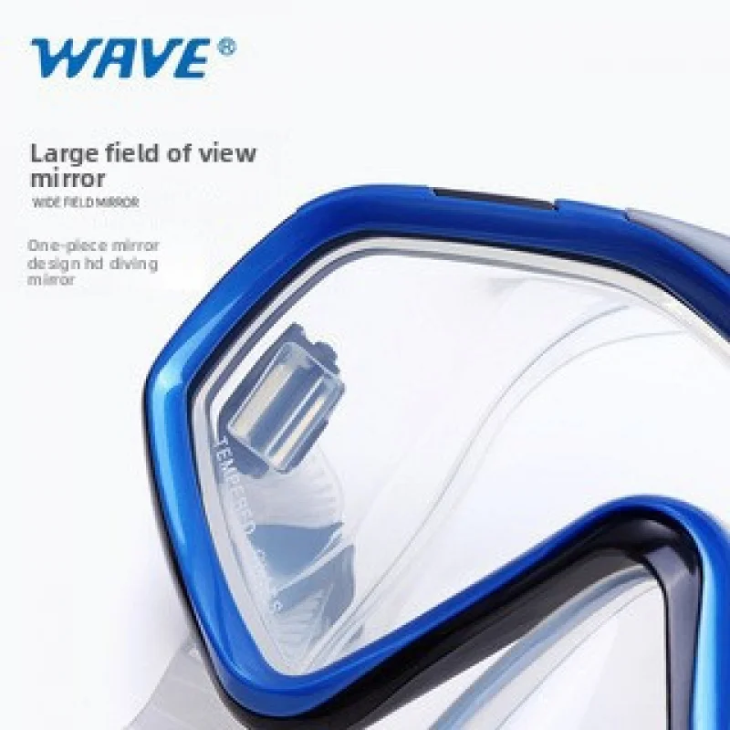 wave professional diving goggles fully dry snorkel  long fins  snorkeling fins  three piece set fins