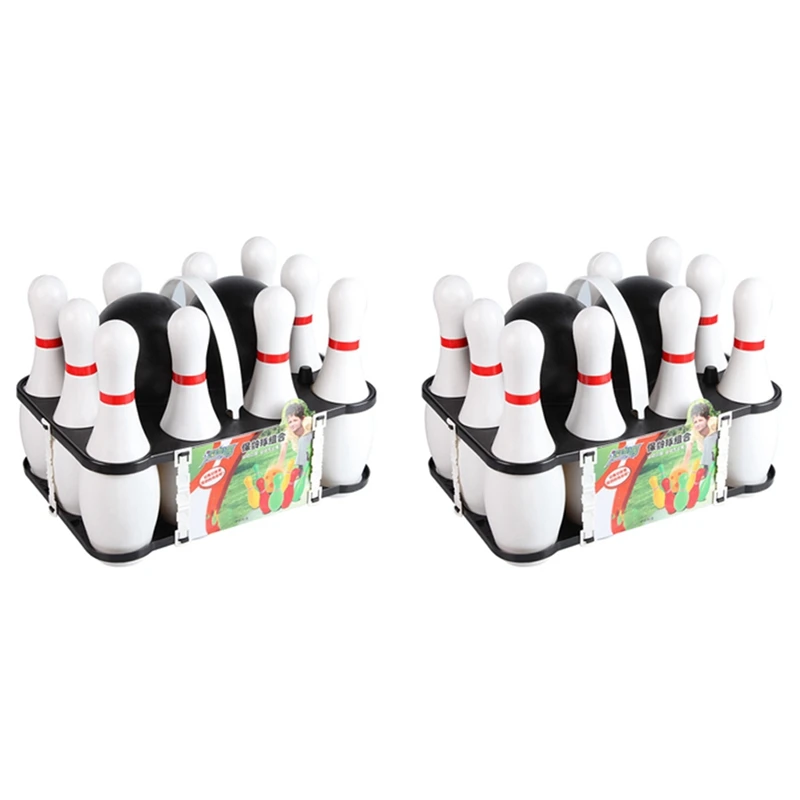 A93U-2 Set Children's Bowling Toys Set Outdoor Parent-Child Sports Toys Baby Ball Toys Indoor Leisure Toys