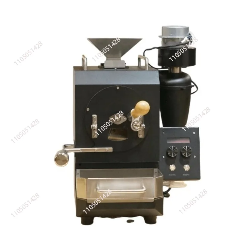 Professional Rotating Drum Coffee Bean Roaster, Small Stainless Steel Coffee Bean Roasting Machine, Electric Heating, 300g