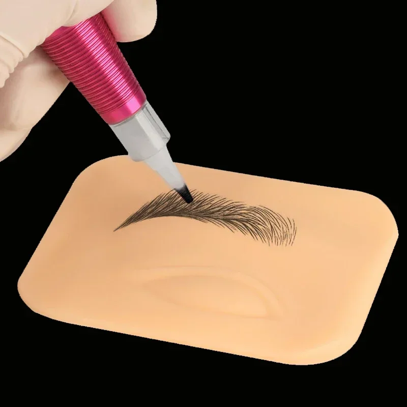 

1 шт. тренировочная кожа для татуажа губ, бровей, глаз, для перманентного макияжа, инструмент для обучения татуажу бровей, материалы для микроблейдинга