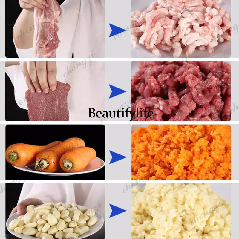 SS81 Electric meat grinder meat slicer Hachoir à viande Coupe-viande Мясорубка Резак для мяса Fleischwolf Fleischschneider - view 6