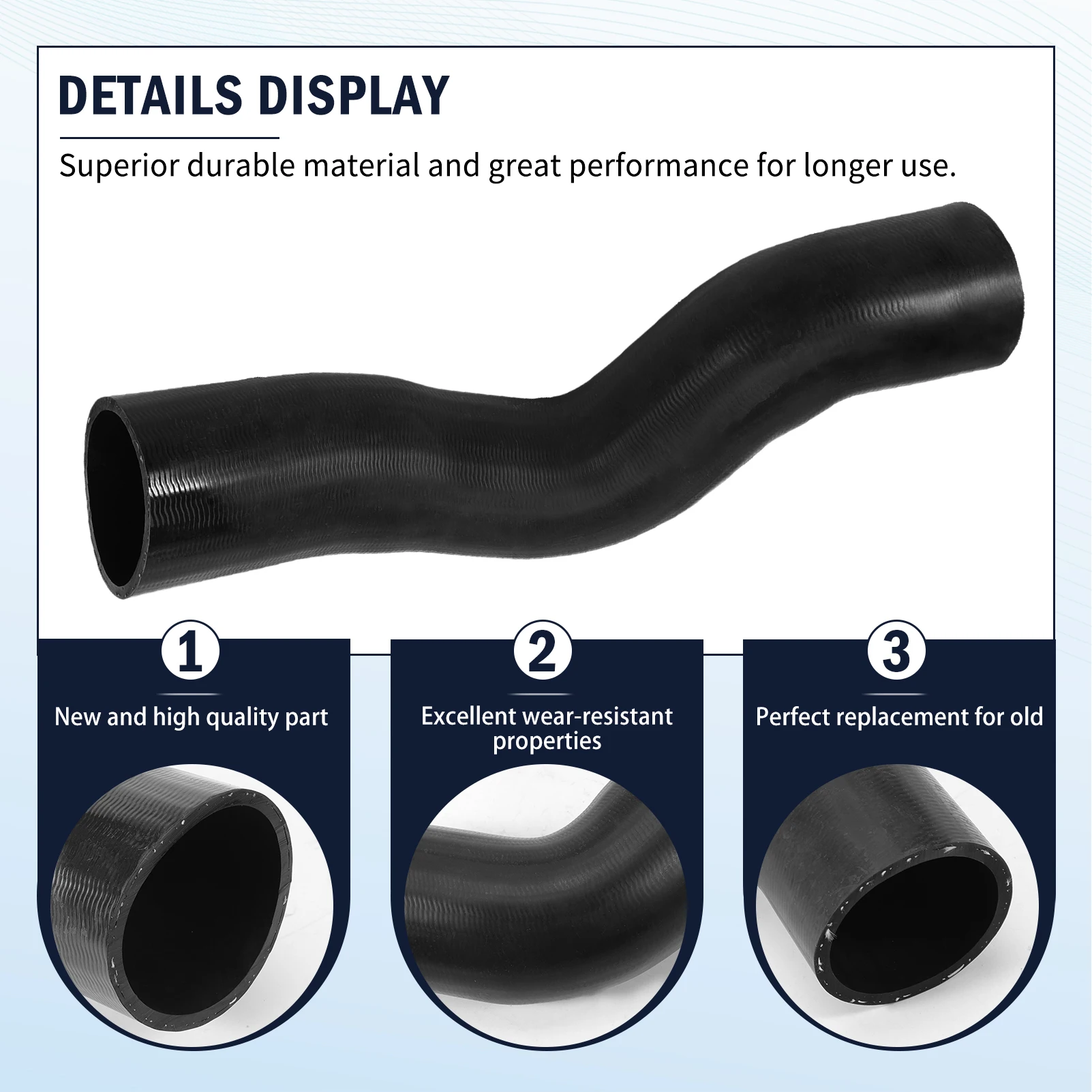 

1505A775 14099W000P Intercooler Cooler Outlet Air Hose for Mitsubishi L200 Triton KK1T KK2T KK6T KL1T KL2T KL6T 4N15 2015-2022