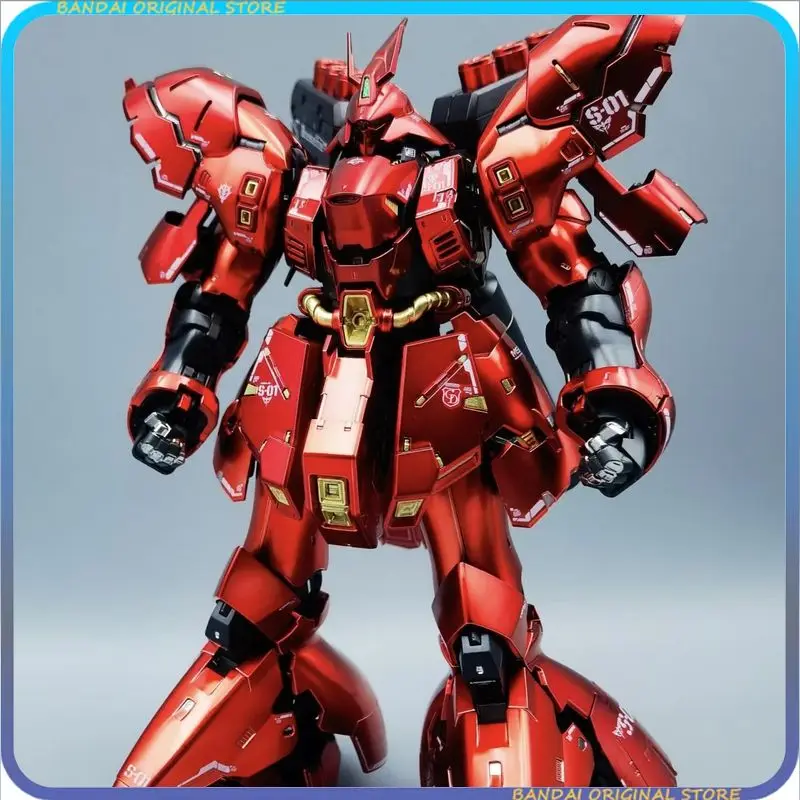【新製品】SIHAI MODEL SAZABI RG 1:144 電気メッキレッド 組み立てプラスチックモデル アクションフィギュア ロボット クリスマスおもちゃ ギフト