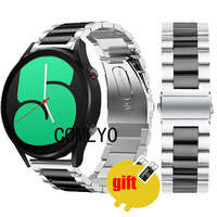 Metal Band For Zeblaze GTR 3 Smart Watch Strap Stainless Steel Bracelet Screen Protector Film