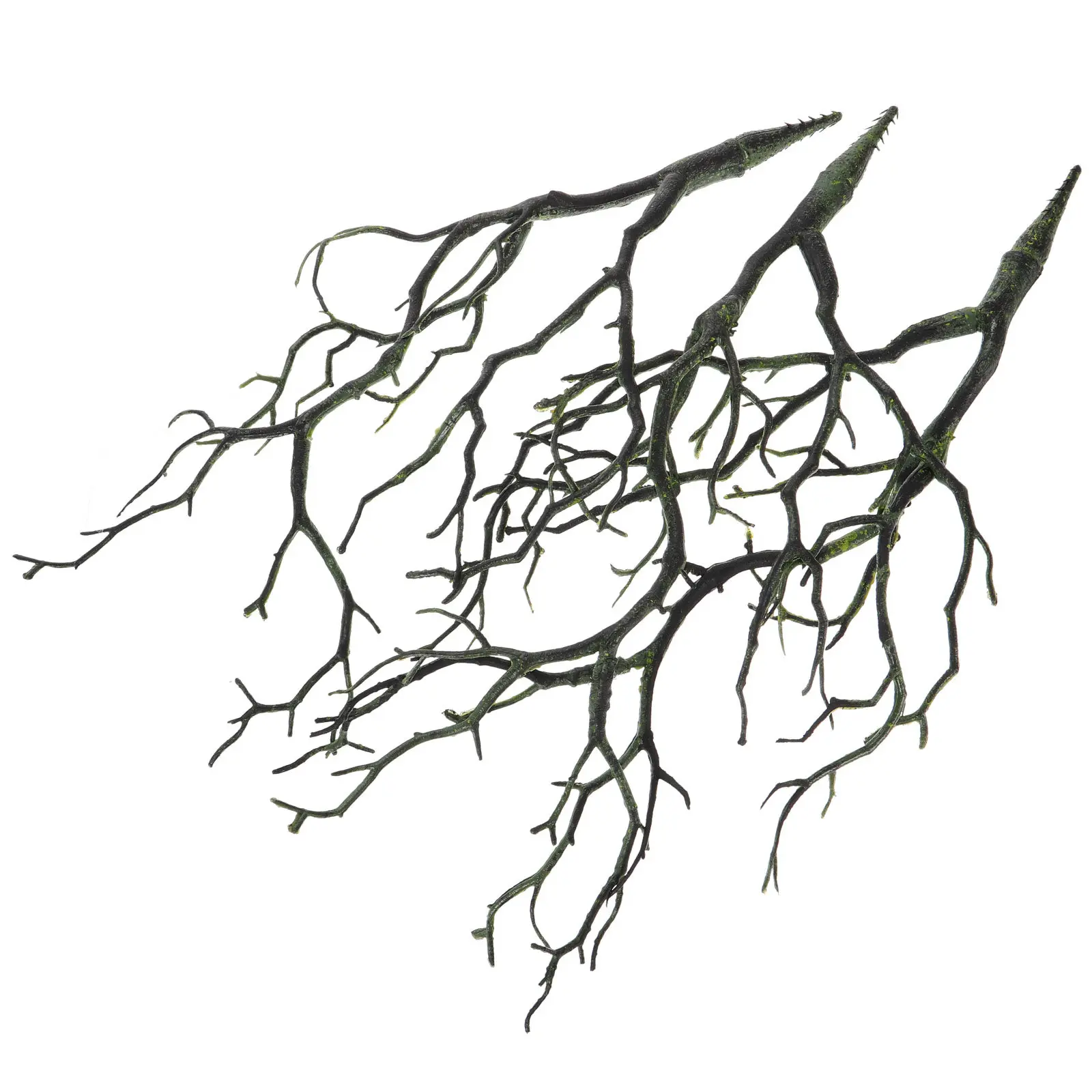 

3Pcs Dark Style Deer Horn Hairband Decorative Branch Artificial Dry Branches for Home Wedding Party Vase Display Lasting