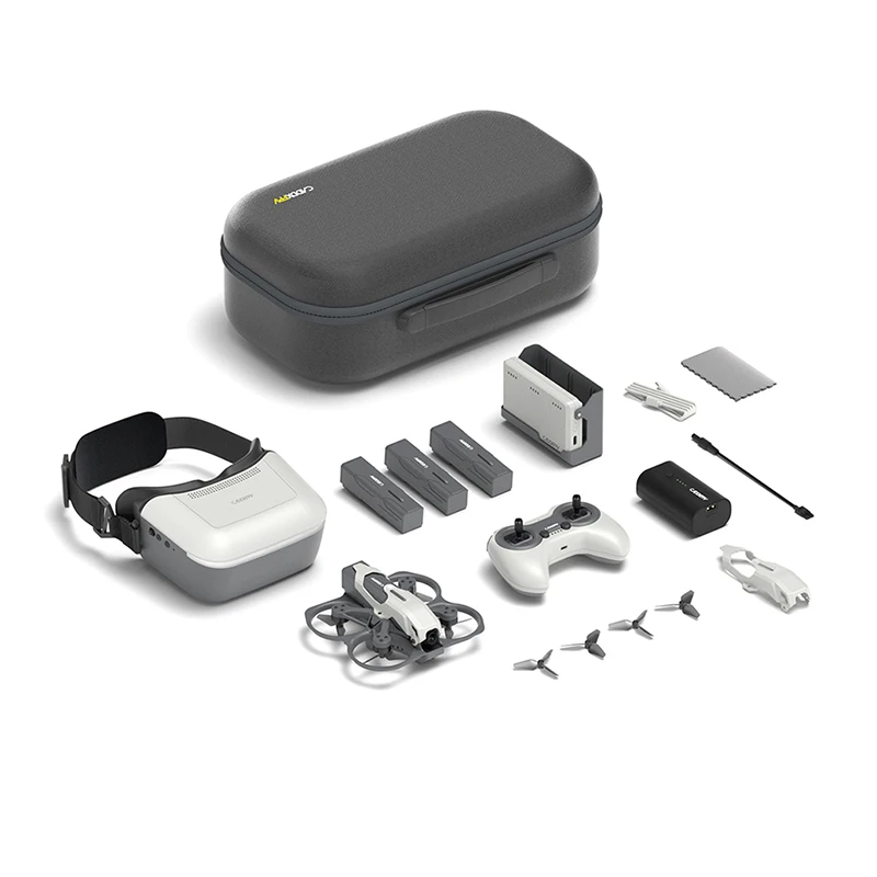 CADDX Protos FPV Drone RTF Kit 2.4G ELRS Receiver 5.8G 1080P FPV Goggles HD Ascent Remote Control For Quadcopter