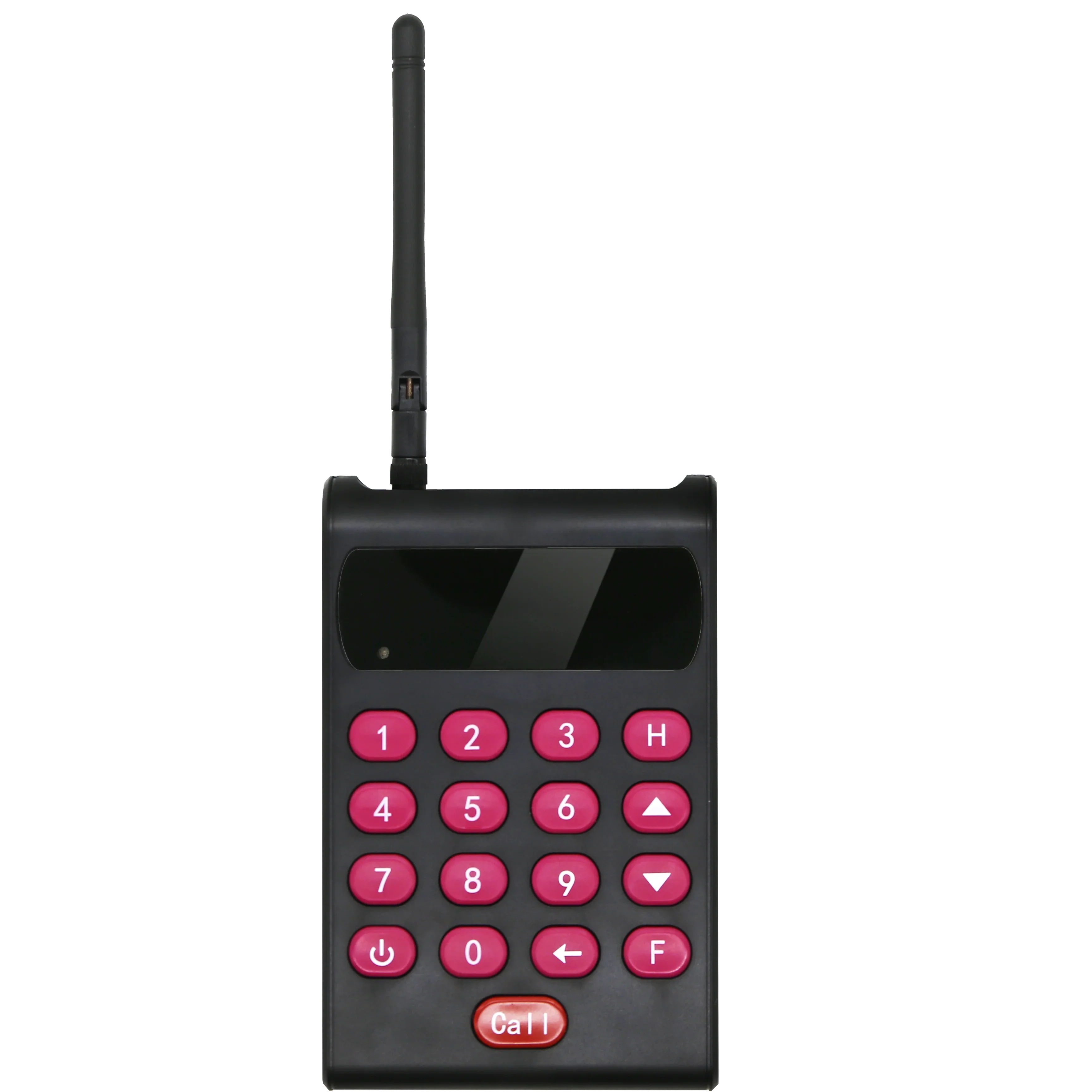 826HOT Wireless Paging System Pager Wireless Calling Table Buzzer Restaurant Guests 10 Pages 1 Keyboard Transmitter