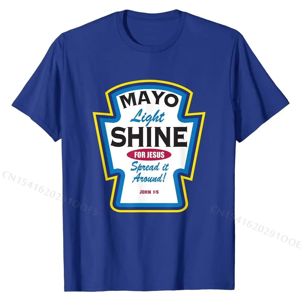 

Забавная футболка Mayo светильник Shine с христианской пародией, удобная футболка, Мужская футболка в стиле хип-хоп, хлопковые крутые футболки