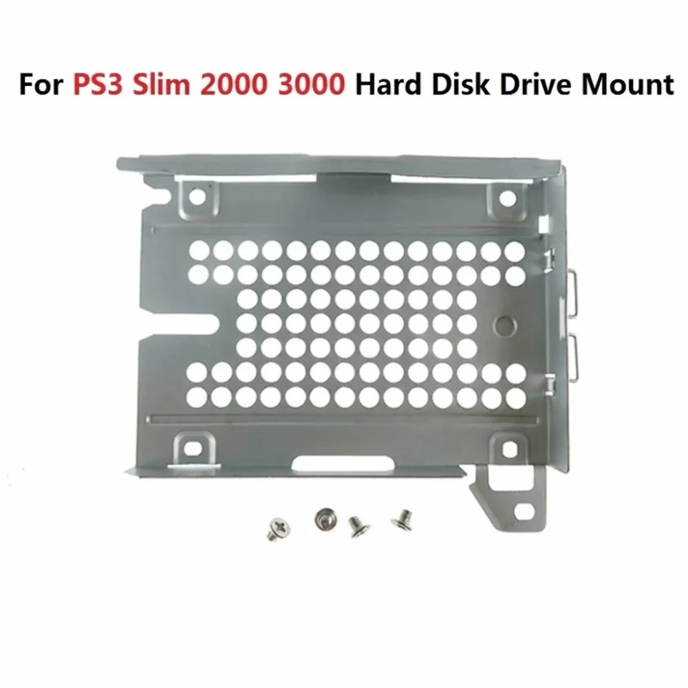 Perforated Structure Hard Drive Mount Bracket Ventilated Internal Mounting HDD Mounting Tray Silver for PS3 2500/3000
