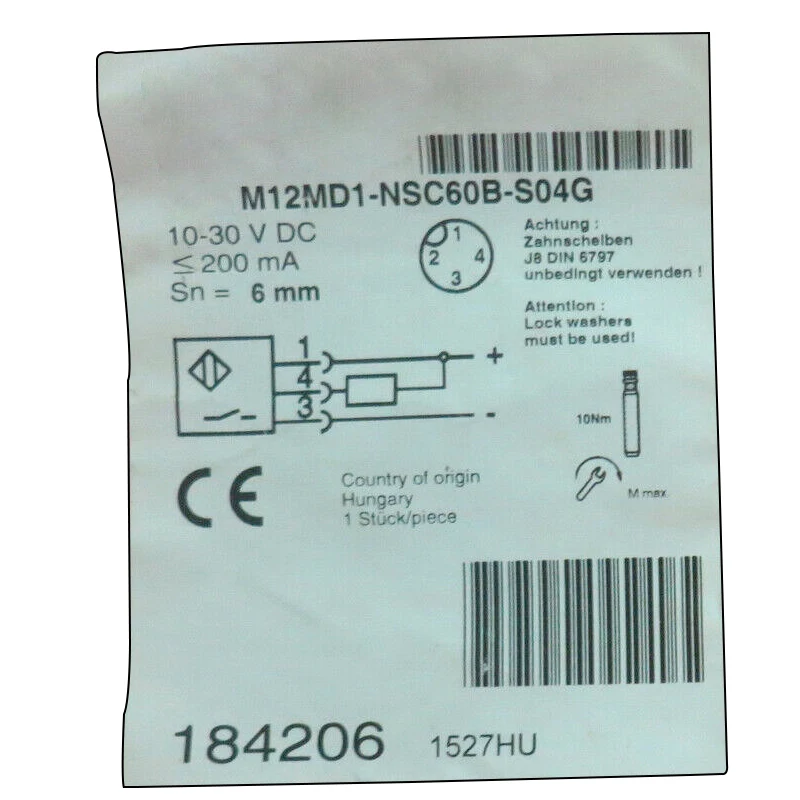 

M12MD1-NSC60B-S04G новый высококачественный датчик переключения