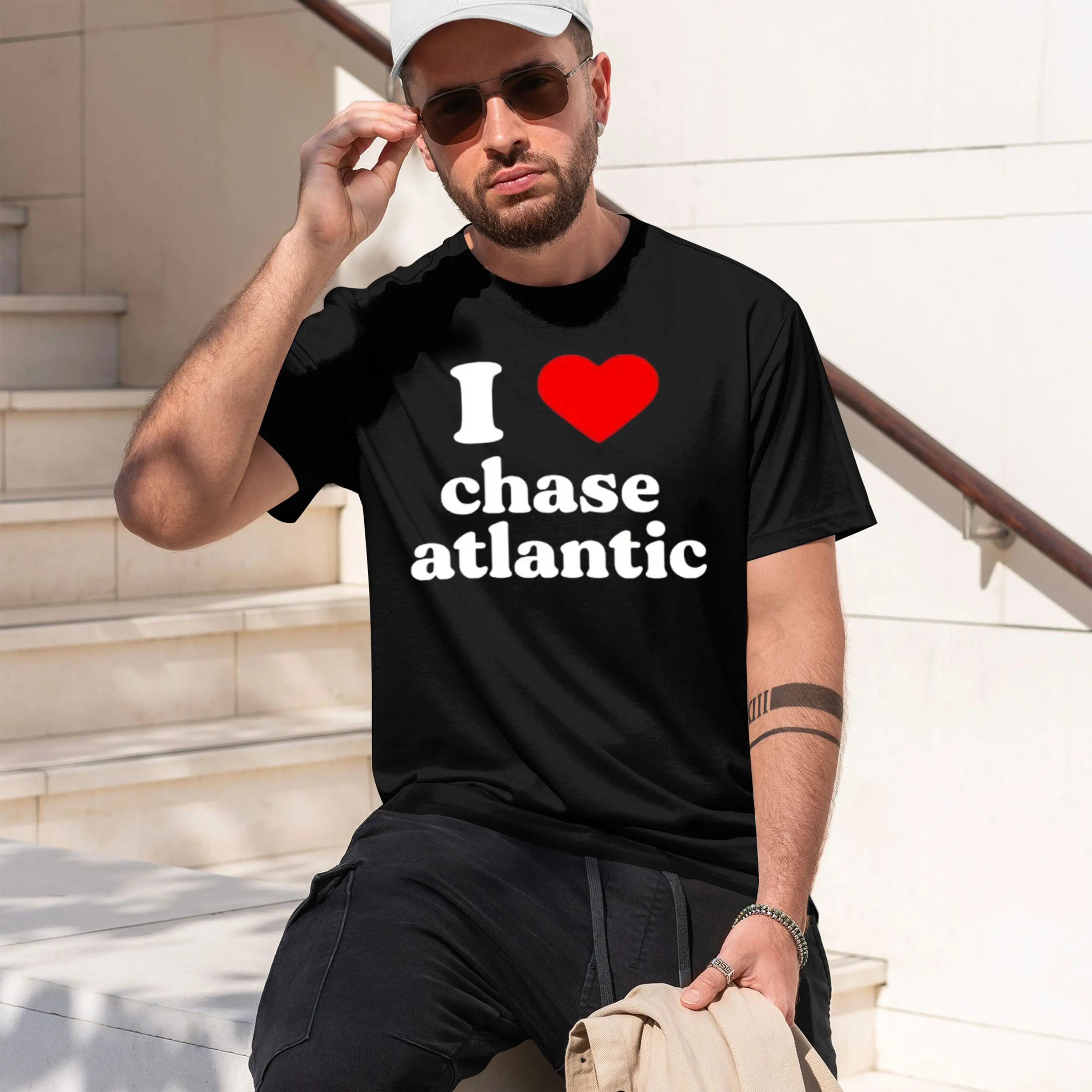 Summer I Love Chase Atlantic Tshirt Vintage Cool Women Clothing Harajuku Clothes Unisex Tops Clothes Graphic T Shirts Tops 2026