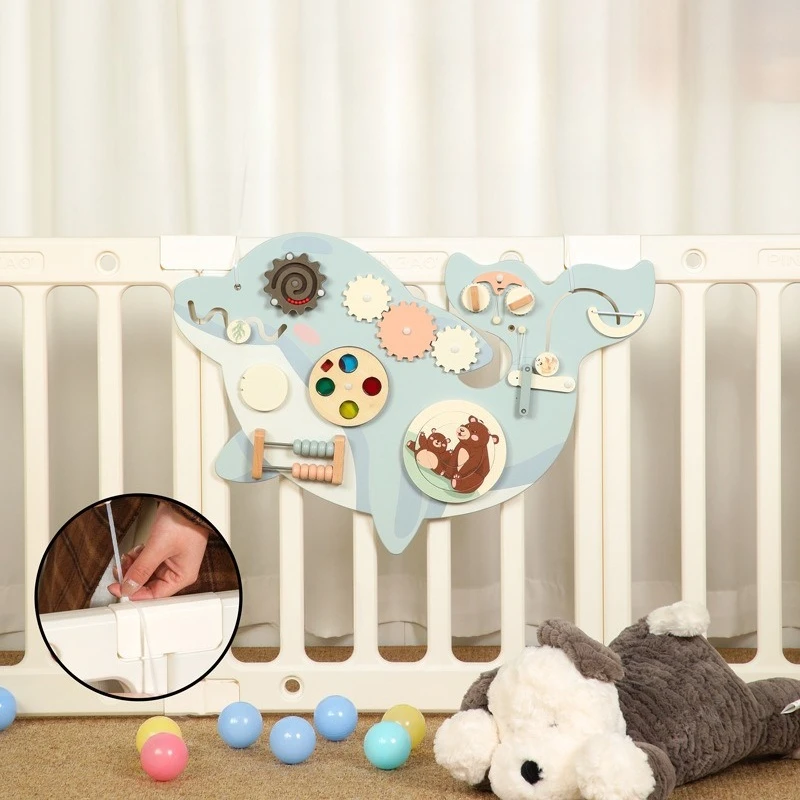 Montessori Education Wall Game Puzzle Children Toy Math for Kids Interactive Toys Busy Board Games Sensory Toy Baby Accessories