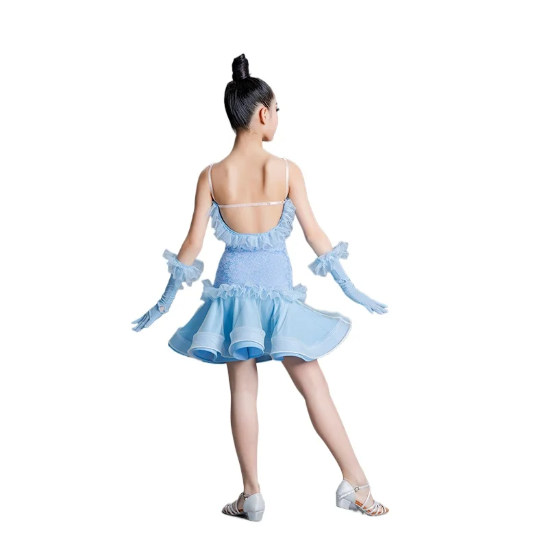 2024 Summer Latin Dance Performance Suit Competition Dance Skirt Adult Performance Costumes Test Practice Clothing