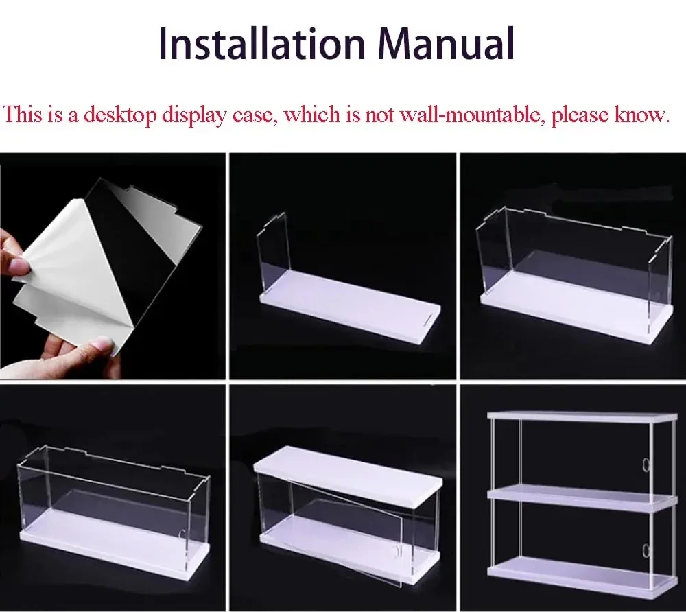 Multi-layeracrylic Transparent Storage Box Blind Box Display Rack Hand Open Door Model Dust Cover Toy Storage Display Cabinet