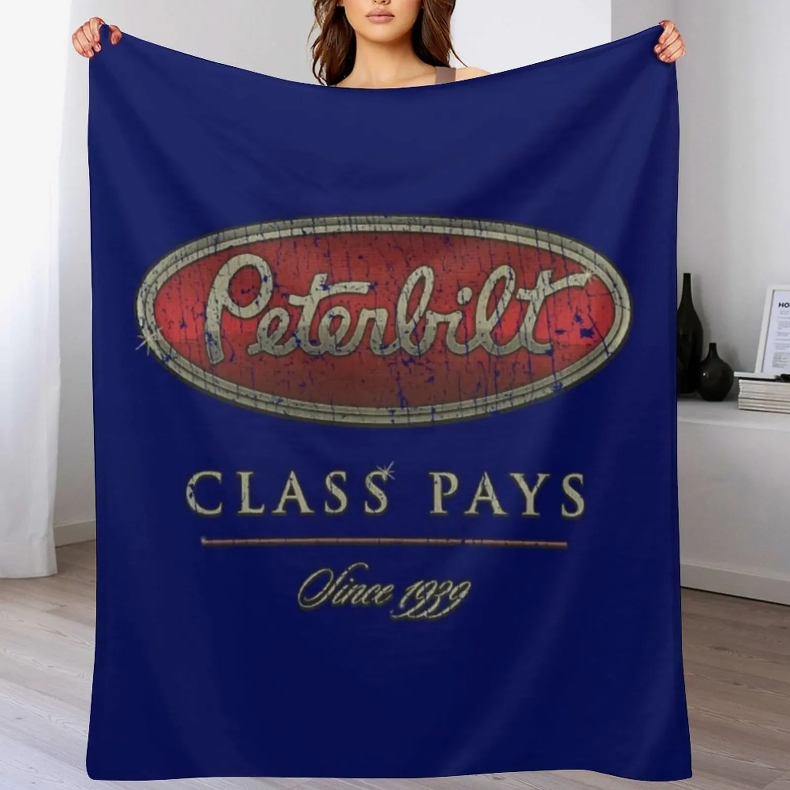 

Peterbilt Class Pays 1939 Throw Blanket Bed linens Heavy Luxury St Fashion Sofas Blankets