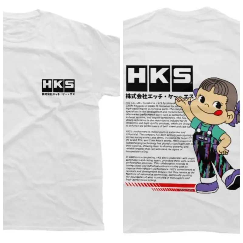 High-quality T-shirt for car enthusiasts, JDM drift drag, round-neck cotton printed T-shirt for both men and women