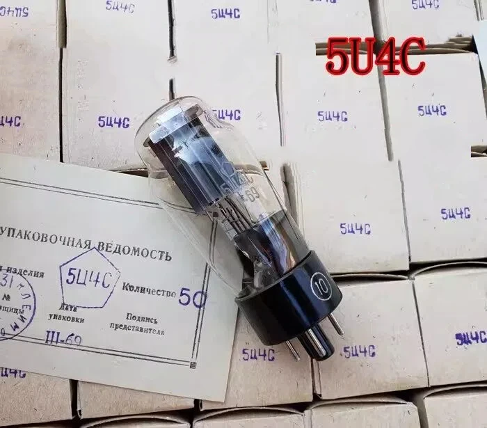 

1 шт. Оригинальная вакуумная лампа GHXAMP 5U4C для усилителей раннего советского производства – Замена для 5Z4P / 5Z4G