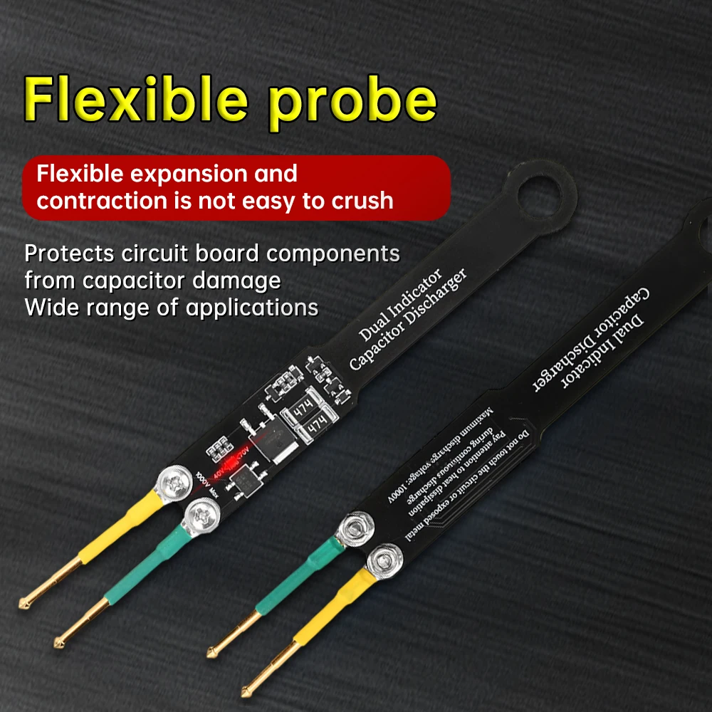 1PC Capacitor Discharge Pen AC/DC Switch Power Supply Repair Discharge Maintenance Tool AC8-380V/DC 12-540V