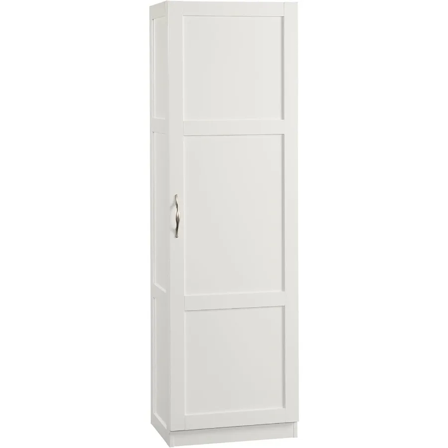 

Versatile Tall Storage Cabinet for Kitchen Pantry with Single Door and Adjustable Shelves Ideal for Organizing Cooking Essentia