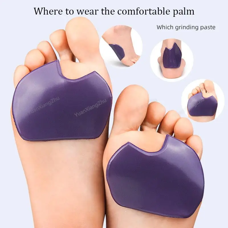 Silicone Gel Forefoot Pads Half Insoles Women Shoe Pads Comfortable Foot Care Products High Heel shoe Forefoot Non-slip Cushion