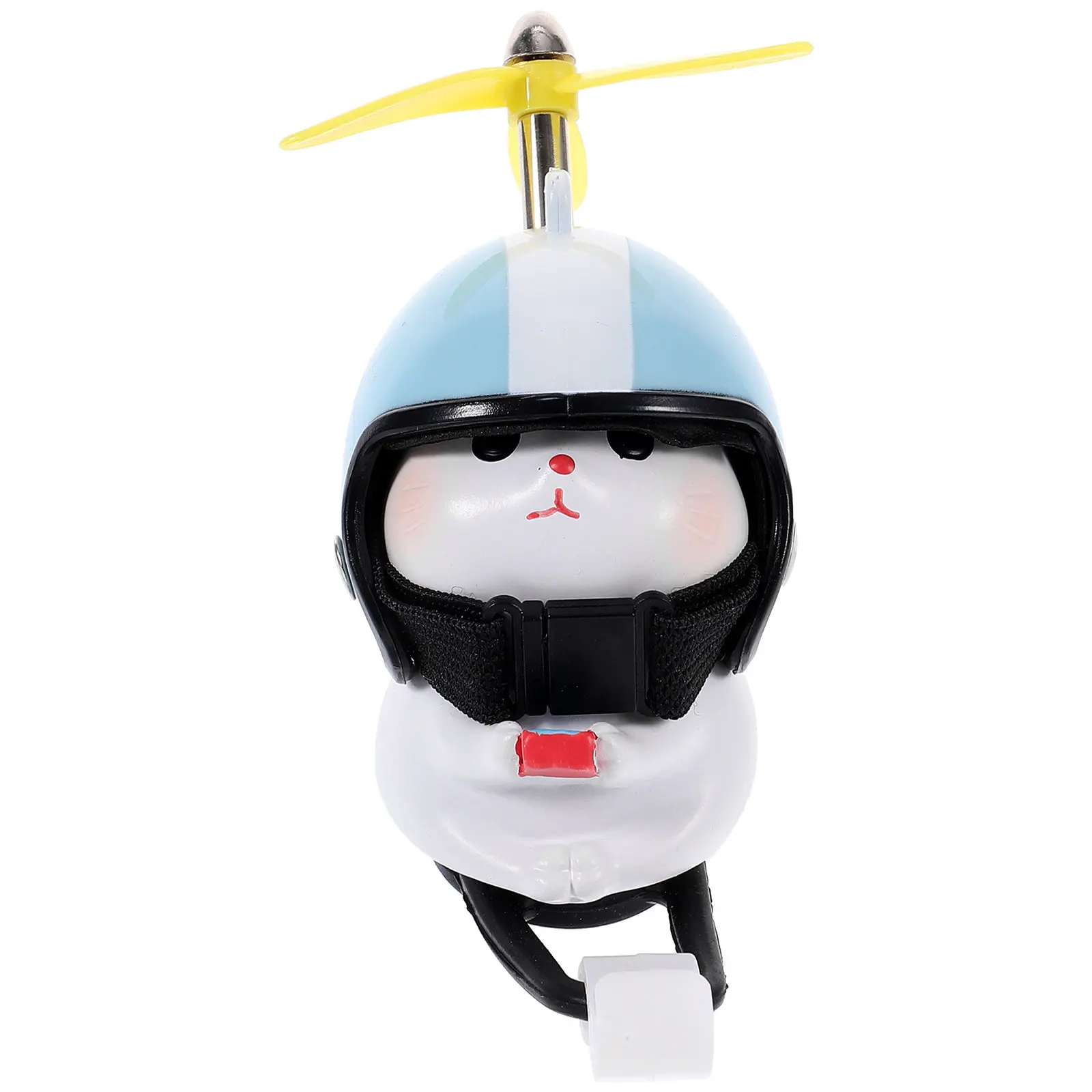 Resin Cat Propeller Bike Motorcycle Car Dashboard Decoration Fun Ornament Cute Kitten Auto Accessory
