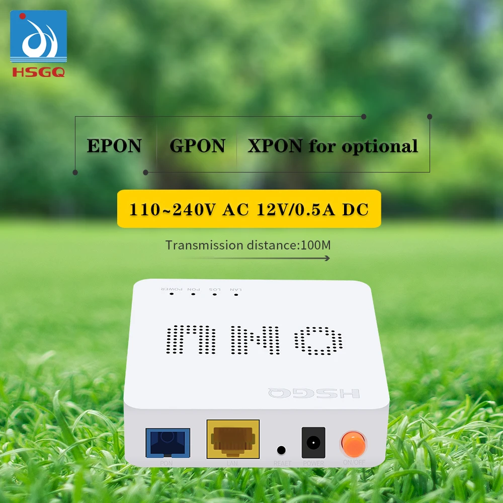 1GE GPON EPON ONT Modem rete mini fibra ftth f460 usato Xpon ONU, EPON ONU