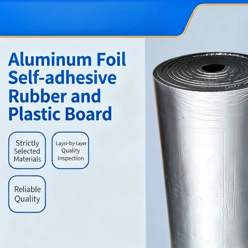 10MM Thermal Insulation Foam Roll Soundproof Heat Barrier Noise Reduction Mat Warm Keeping Panel for Wall Door Floor