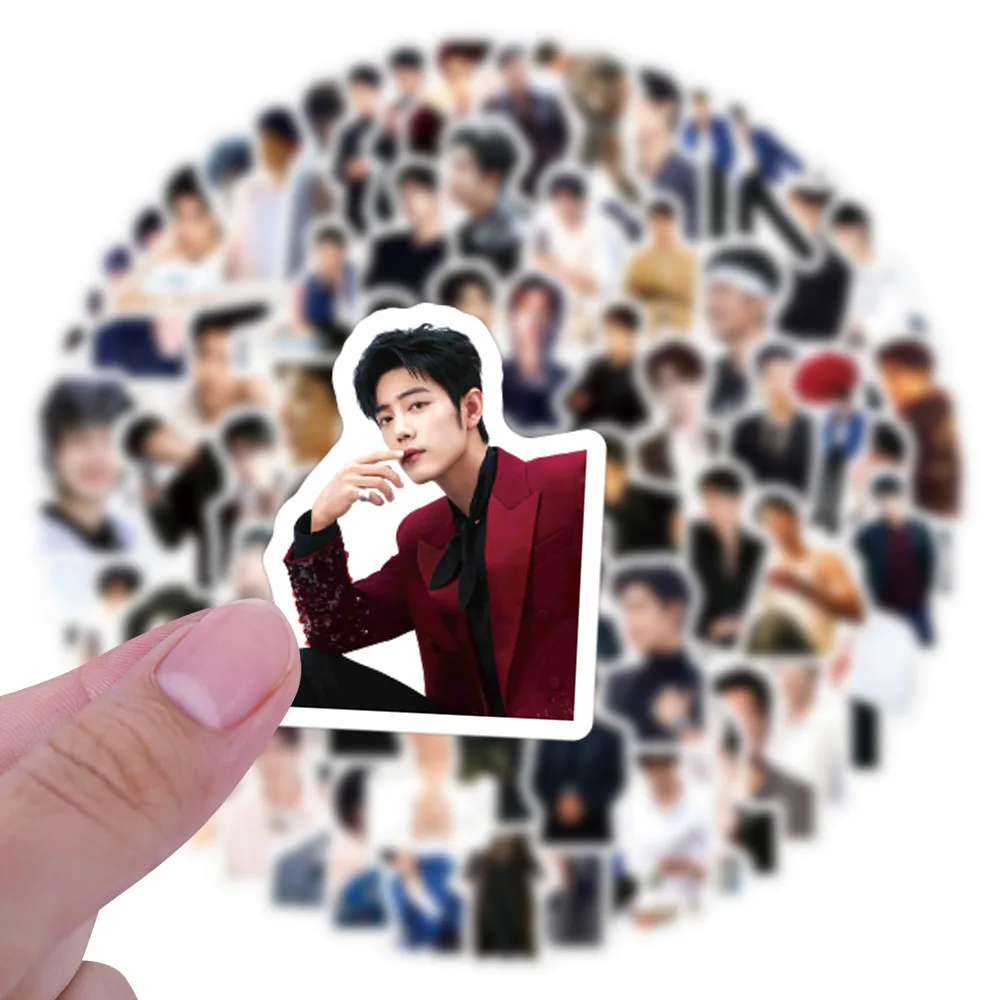 

10/30/50/100Pcs Male Celebrity Handsome Guy Xiao Zhan Creative Decorative Stickers DIY Guitar Phone Laptop Water Cup Skateboard