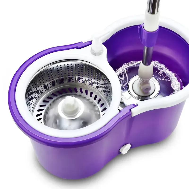 360 Rotating Mop and Bucket Set Magic Floor Cleaning Tool for Household Kitchen High Quality Manufacturer Price