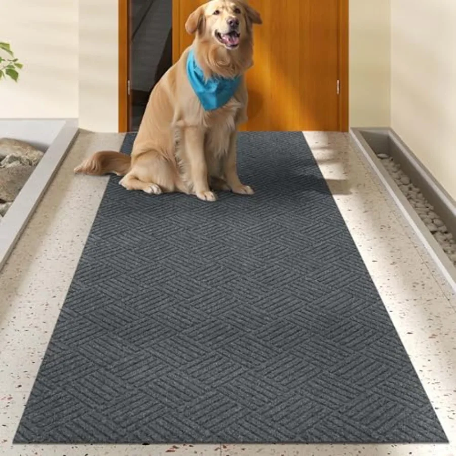 

Commercial Hallway Runner Rugs 2'11 x 9'10 Non-Slip Indoor Outdoor Doormat Heavy Duty Floor Mat for Entrance Porch Patio Garage