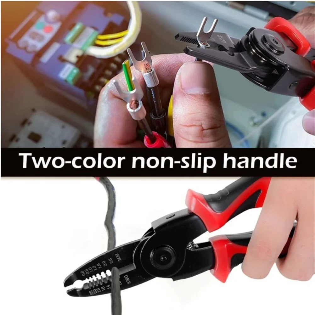 

5 IN1 Steel Wire Plier Multifunctional Wire Stripper With Storage Box Pliers Wire Cutter Cable Shears Electrician Hand Tools